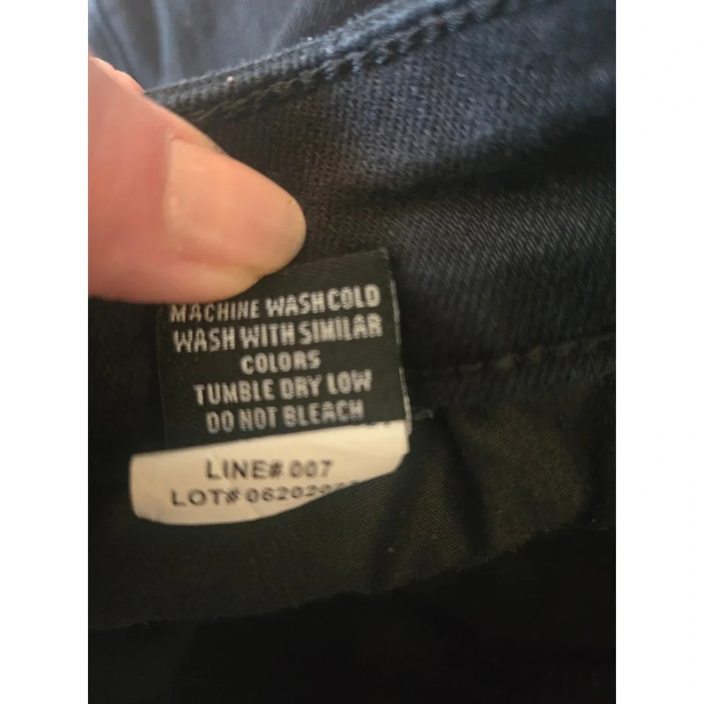 RSQ Straight Leg Black Jeans Boys Size 12 Cotton Blend Stretch Denim